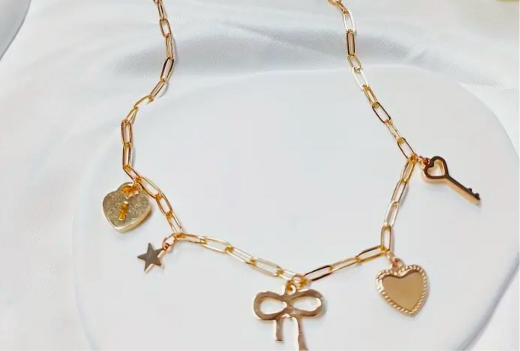 Lovely charm necklace