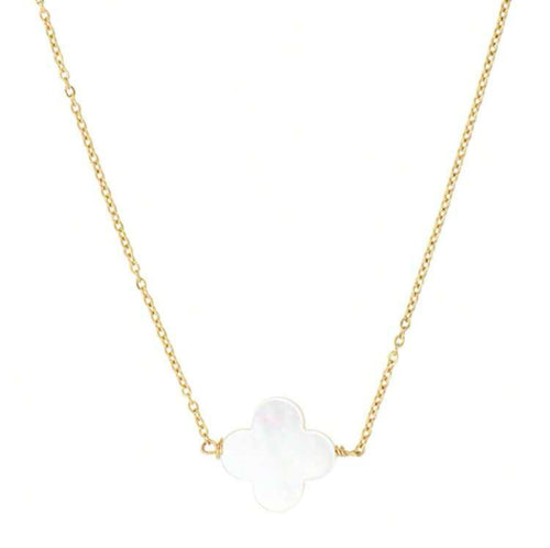 Shell flower necklace